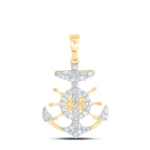 1/5CTW-DIA P1 GIFT ANCHOR PENDANT
